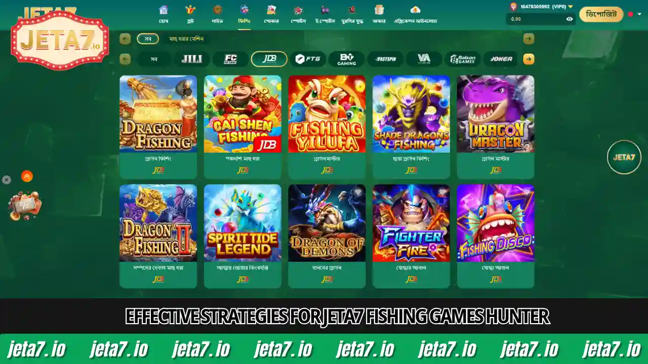 Effective strategies for Jeta7 Fishing Games Hunter success BD
