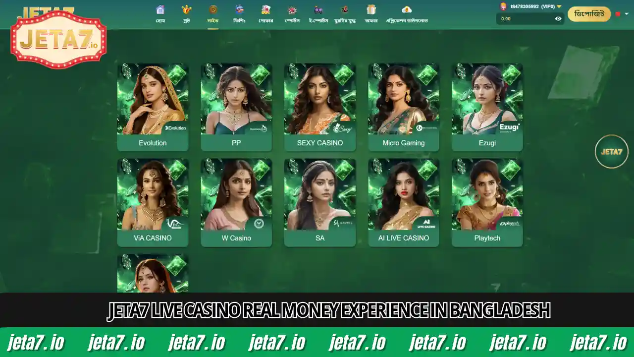 Jeta7 Live Casino Real Money Experience BD